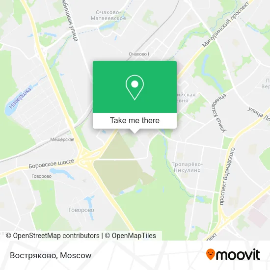 Востряково map