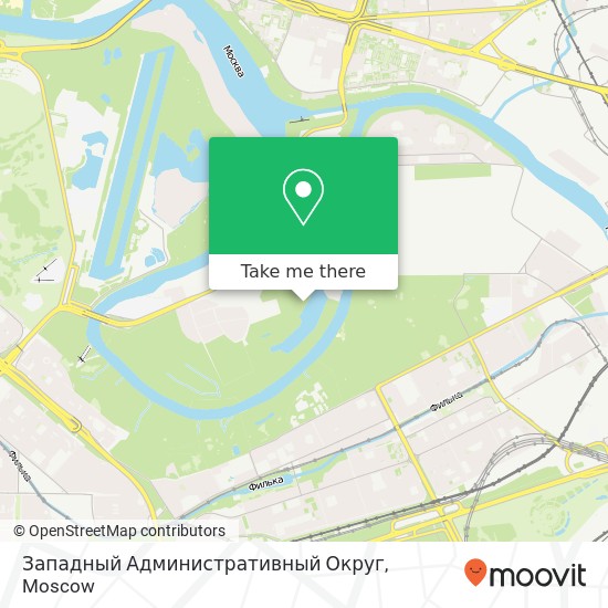 Западный Административный Округ map