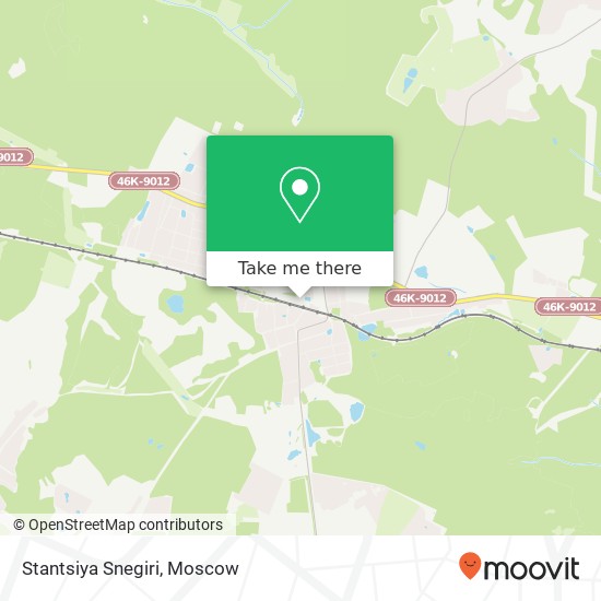 Stantsiya Snegiri map