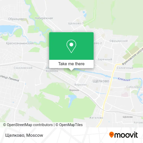 Щелково map