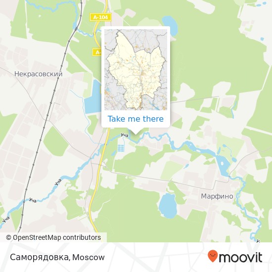 Саморядовка map