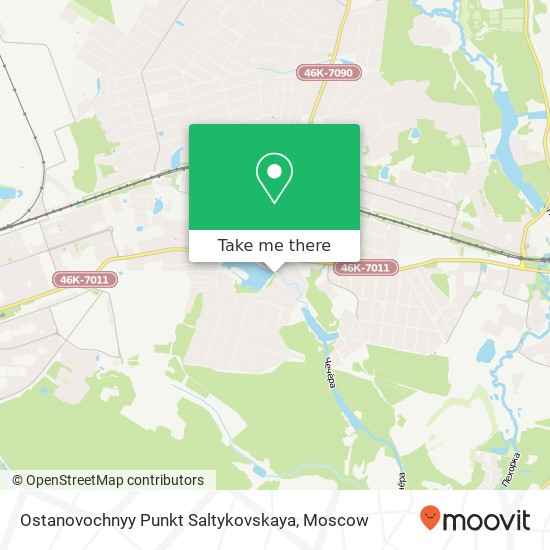 Ostanovochnyy Punkt Saltykovskaya map