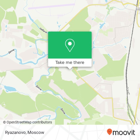 Ryazanovo map