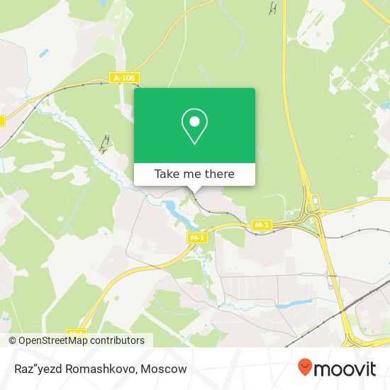 Raz”yezd Romashkovo map