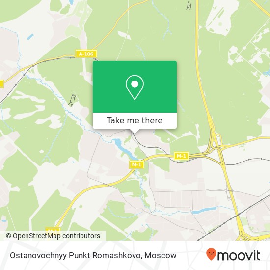 Ostanovochnyy Punkt Romashkovo map