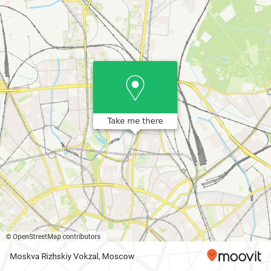 Moskva Rizhskiy Vokzal map