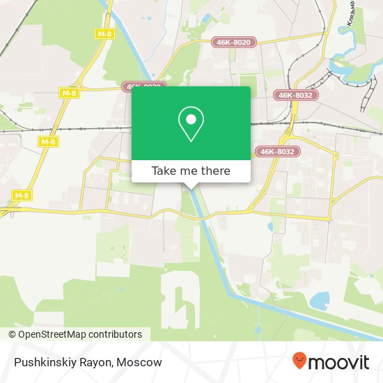 Pushkinskiy Rayon map