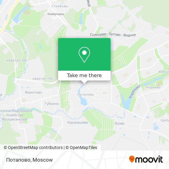 Потапово map