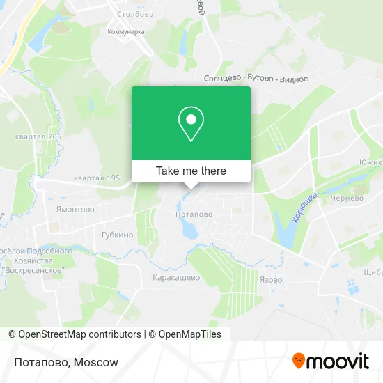 Потапово map