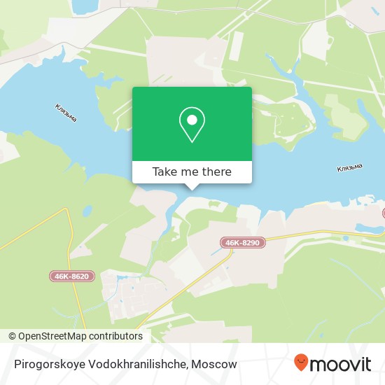 Pirogorskoye Vodokhranilishche map