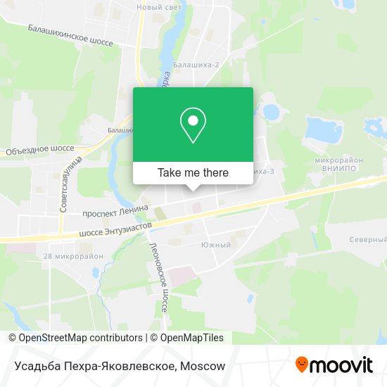 Усадьба Пехра-Яковлевское map