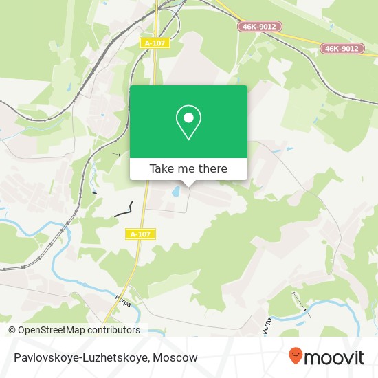 Pavlovskoye-Luzhetskoye map