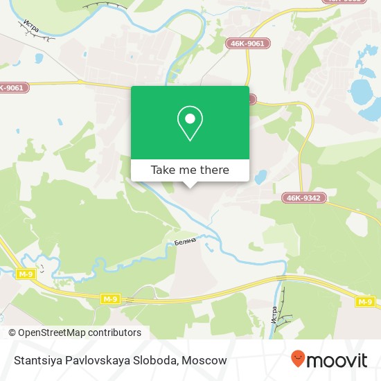 Stantsiya Pavlovskaya Sloboda map