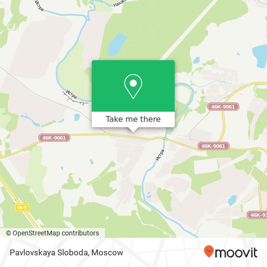 Pavlovskaya Sloboda map