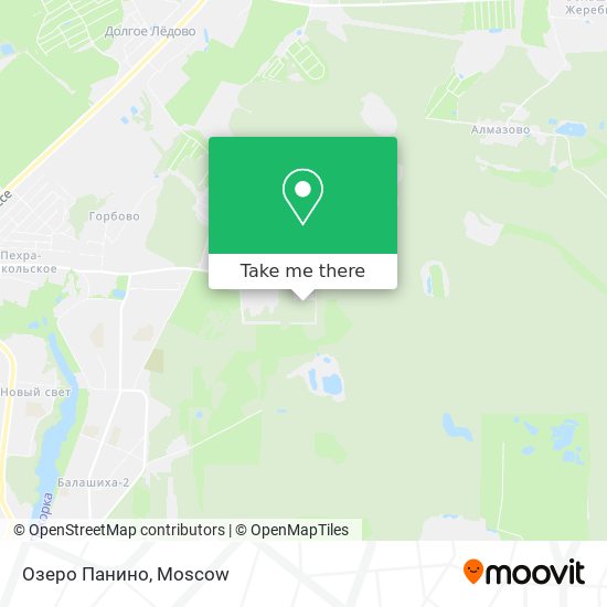 Озеро Панино map