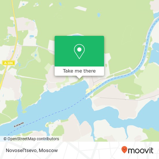 Novosel’tsevo map