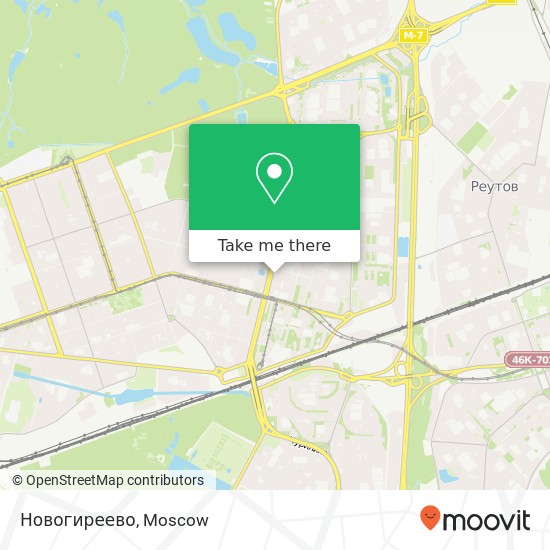 Новогиреево map