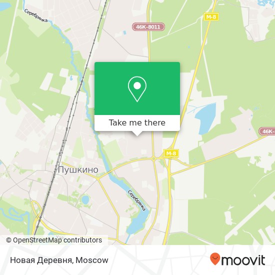 Новая Деревня map