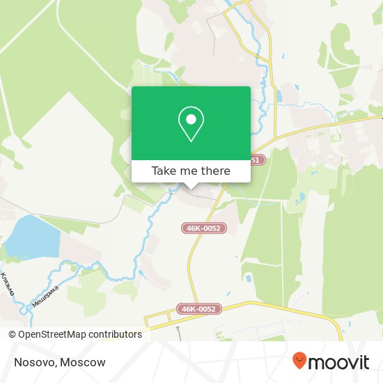 Nosovo map