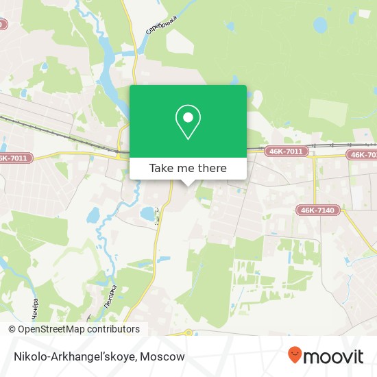 Nikolo-Arkhangel’skoye map