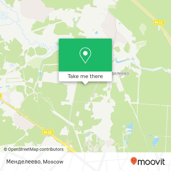 Менделеево map