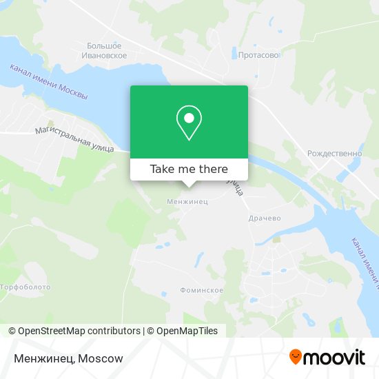 Менжинец map