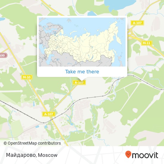 Майдарово map