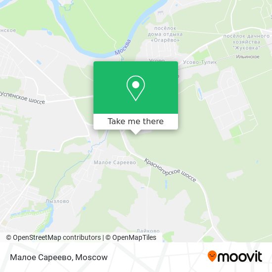 Малое Сареево map