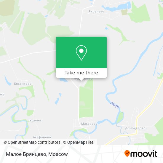 Малое Брянцево map