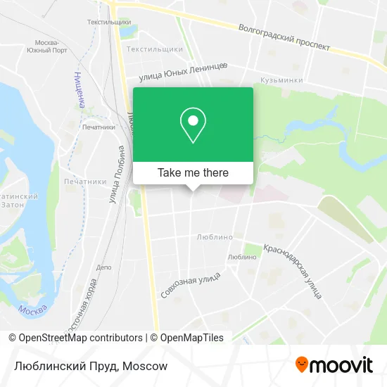 Люблинский Пруд map