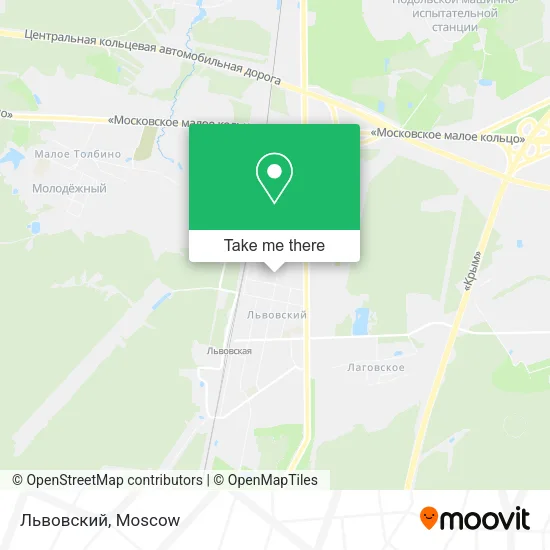 Львовский map