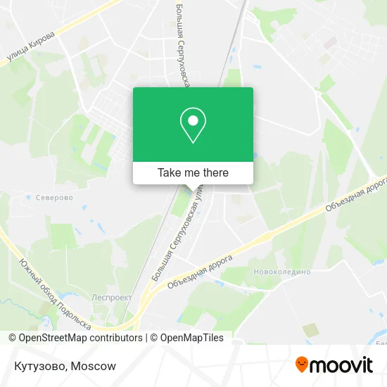 Кутузово map