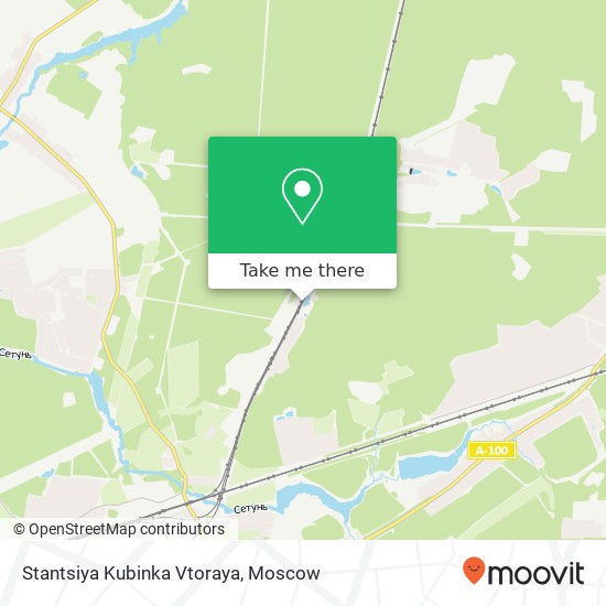 Stantsiya Kubinka Vtoraya map
