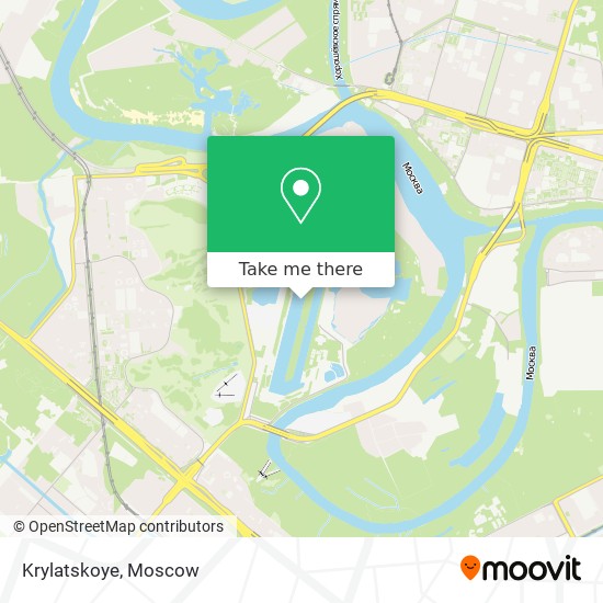 Krylatskoye map