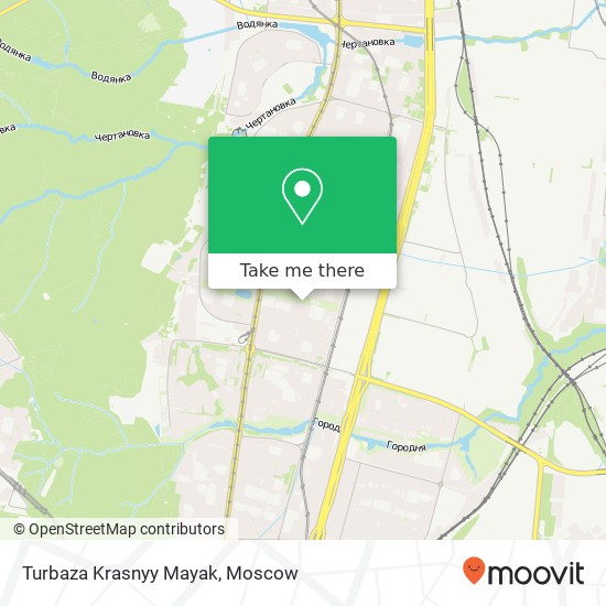 Turbaza Krasnyy Mayak map