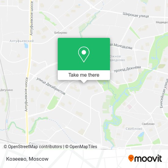 Козеево map