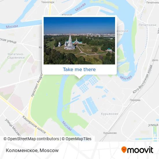 Коломенское map