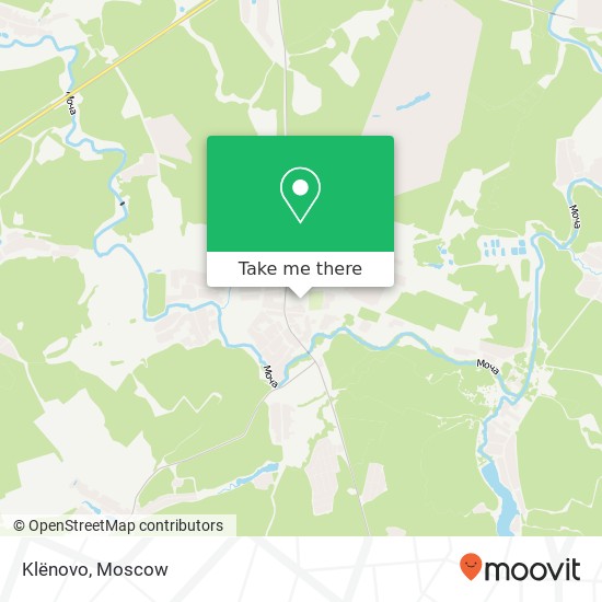 Klënovo map