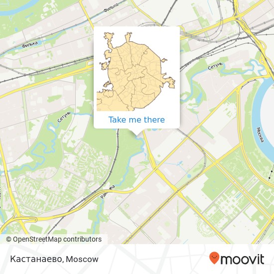 Кастанаево map