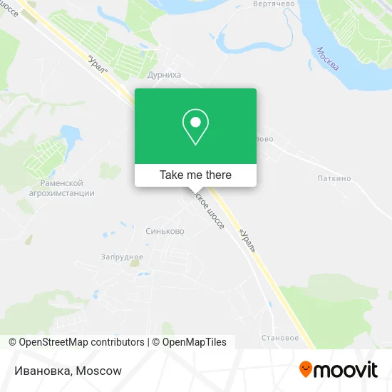 Ивановка map