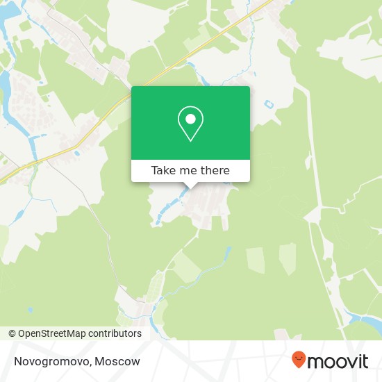Novogromovo map