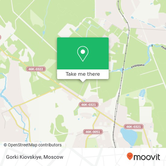 Gorki Kiovskiye map