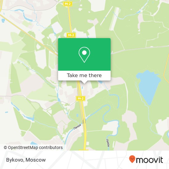 Bykovo map
