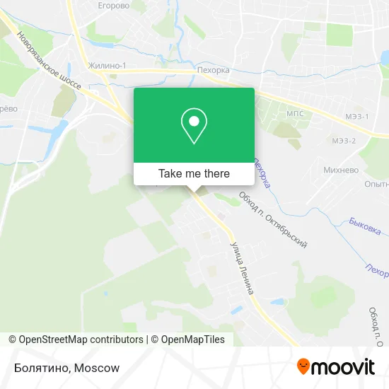 Болятино map