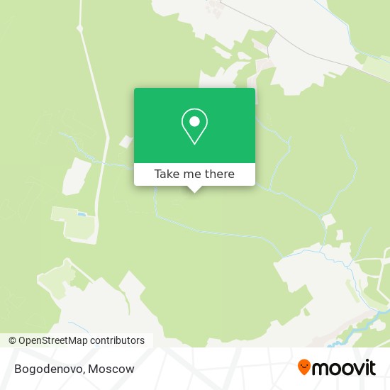 Bogodenovo map