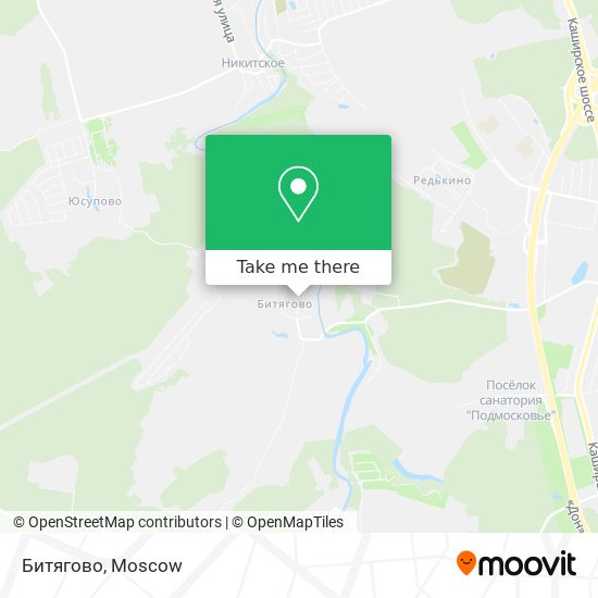 Битягово map