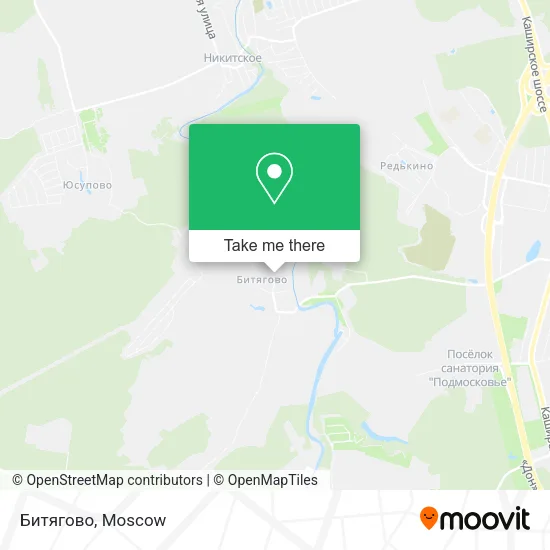 Битягово map