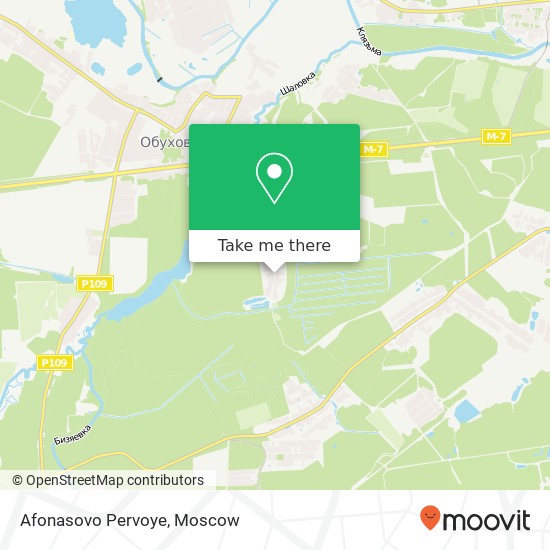 Afonasovo Pervoye map