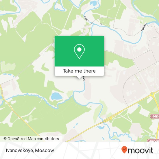 Ivanovskoye map