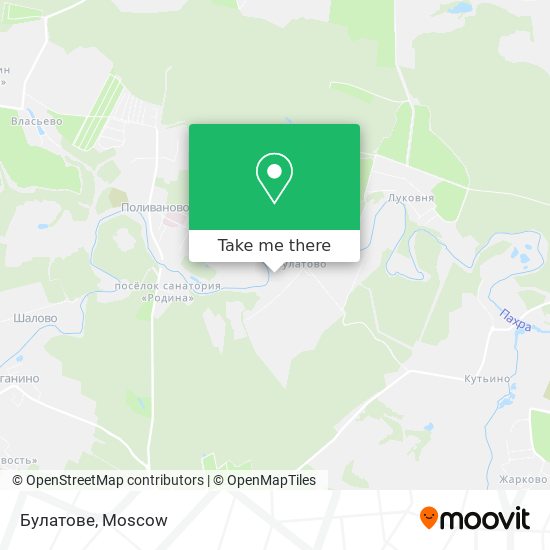 Булатове map